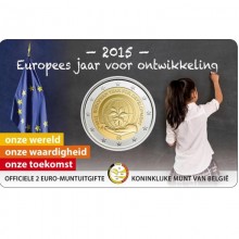 Belgium 2015 2 euro coincard - European Year for Development (BU)