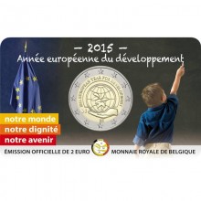 Belgium 2015 2 euro coincard - European Year for Development (BU)
