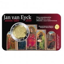 Belgium 2020 2 euro coincard - Jan van Eyck (BU)