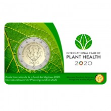 Belgium 2020 2 euro coincard - International year of plant health (BU)