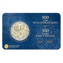 Belgium 2021 2 euro coincard - 500 Years of Charles V Coins (BU)