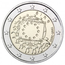 Airija 2015 2 euro proginė moneta - Vėliava
