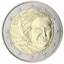 France 2018 2 euro coin - Simone Veil