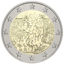 Prancūzija 2019 2 euro proginė moneta - Berlyno sienos griūties 30-metis
