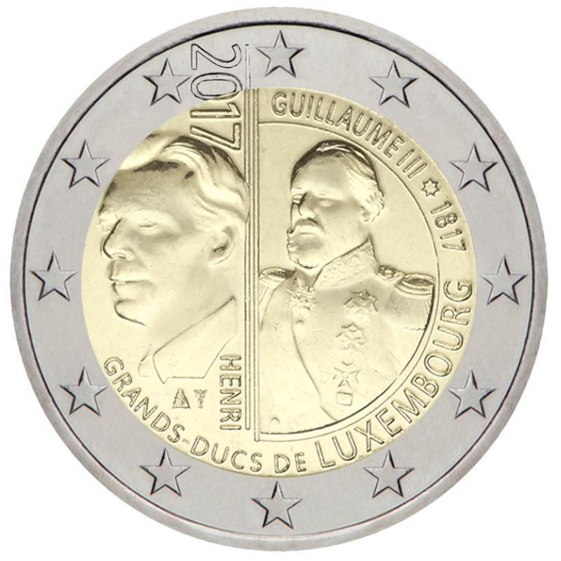 Luxembourg 2 euro 2014  175 Years of Independence of Luxembourg  Commemorate UNC 