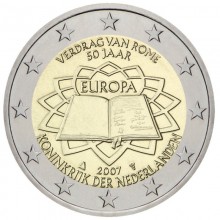 Nyderlandai 2007 2 euro proginė moneta - Romos taikos sutartis (ToR)