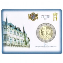 Liuksemburgas 2019 2 eurų proginė moneta - Didžiosios kunigaikštienės Charlotte karūnavimo 100-metis (BU)