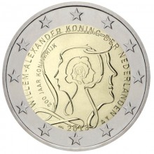 Nyderlandai 2013 2 euro proginė moneta - Nyderlandų karalystės 200-metis