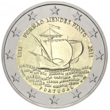 Portugal 2011 2 euro coin - 500th anniversary of the birth of Fernao Mendes Pinto