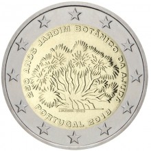 Portugal 2018 2 euro coin - 250 years of the Ajuda Botanical Garden
