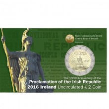 Ireland 2016 2 euro coincard - 100 years since the 1916 Easter Rising in Ireland (BU)