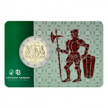 Lithuania 2021 2 euro coincard - Dzūkija (BU)