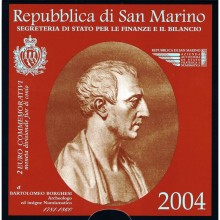 San Marinas 2004 2 eurų proginė moneta - Bartolomeo Borghesi (BU)