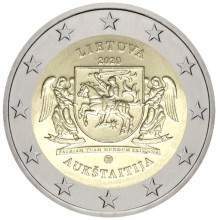 Lietuva 2020 2 euro proginė moneta - Aukštaitija