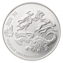 Lietuva 2018 1.5 euro moneta - VU Fizikų dienai FiDi 50