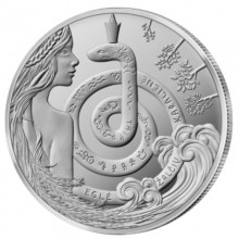 Lietuva 2021 1.5 euro moneta - Eglė-žalčių karalienė