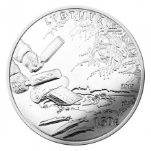 Lithuania 2019 1.5 euro coin - Smelt fishing by attracting