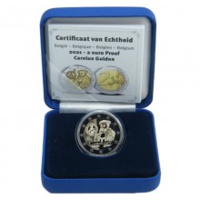 Belgium 2021 2 euro in box - 500 Years of Charles V Coins (PROOF)