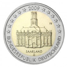 Vokietija 2009 2 euro proginė moneta - Saro žemės