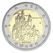 Vokietija 2012 2 euro proginė moneta - Bavarija