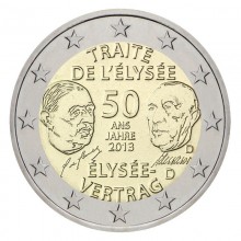 Germany 2013 2 euro coin - Élysée Treaty