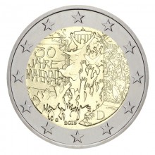 Vokietija 2019 2 euro proginė moneta - Berlyno sienos grūties 30-metis
