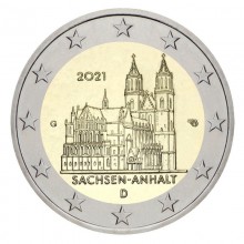 Vokietija 2021 2 euro proginė moneta - Saksonija - Anhaltas