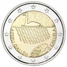 Suomija 2015 2 eurų moneta - Akseli Gallen-Kallela