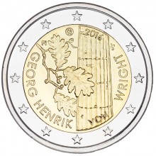 Suomija 2016 2 eurų moneta - Georg Henrik von Wright
