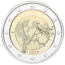 Suomija 2017 2 eurų moneta - Suomijos gamta