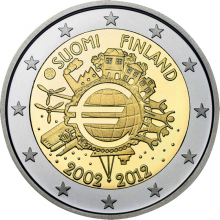 Suomija 2012 2 eurų proginė moneta - TYE