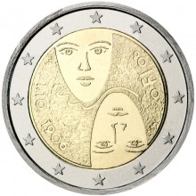 Suomija 2006 2 eurų proginė moneta - Visuotinių ir lygių rinkimų teisės 100-metis