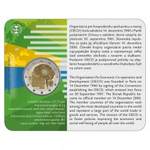 Slovakija 2020 2 eurų proginė moneta - EBPO (OECD) (BU)