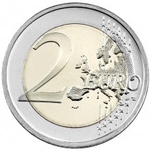 Belgija 2019 2 eurų nacionalinė moneta