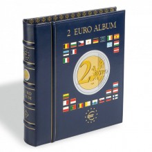 Albumas Optima 2 eurų proginėms monetoms, su dėklu