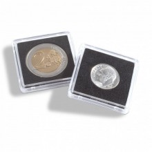 Leuchtturm Quadrum mini coin capsules 38x38 mm for for 2 euro coins