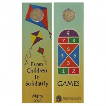 Malta 2020 2 euro coincard - Children’s games (BU)