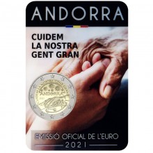 Andora 2021 2 eurų proginė moneta - Senjorams (BU)