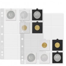 Sheet for 12 coin holders
