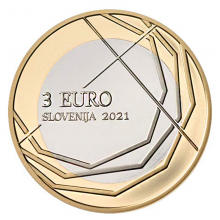 Slovėnija 2021 3 eurų kolekcinė moneta - Škofja Loka
