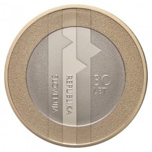 Slovenia 2021 3 euro coin - 30th anniversary of the Republic of Slovenia