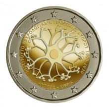 Kipras 2020 2 eurų proginė moneta - Neurologijos ir genetikos institutas (BU kortelė)