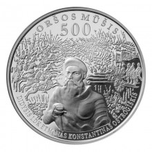Lithuania 2014 50LT silver coin - Battle of Orsha