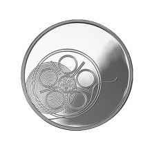 Lithuania 2014 10 Litas silver coin - Cinema