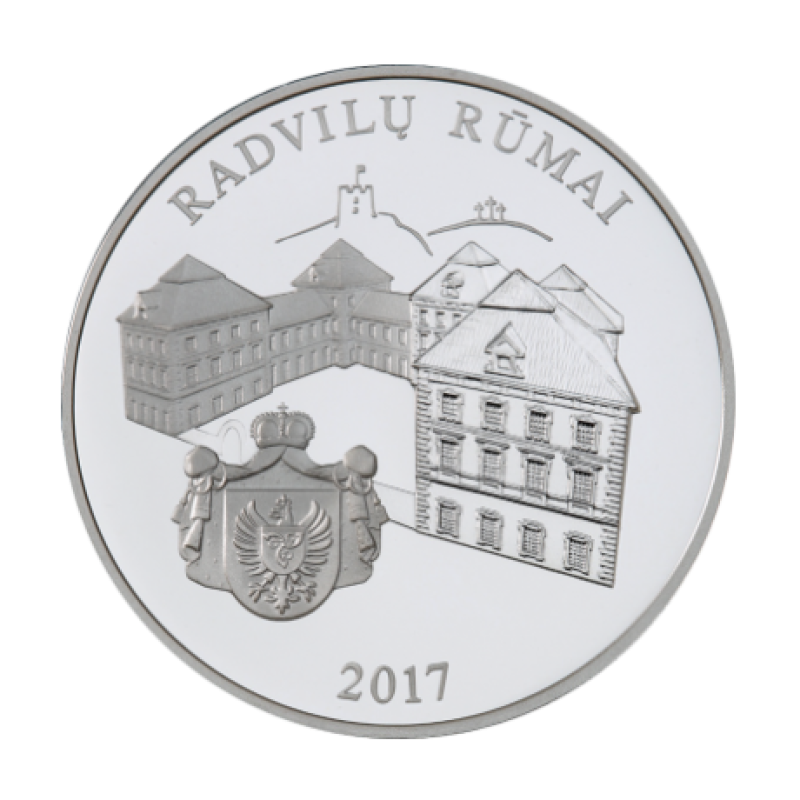 Lithuania 2017 20 euro silver coin The Radziwiłł Palace reverse