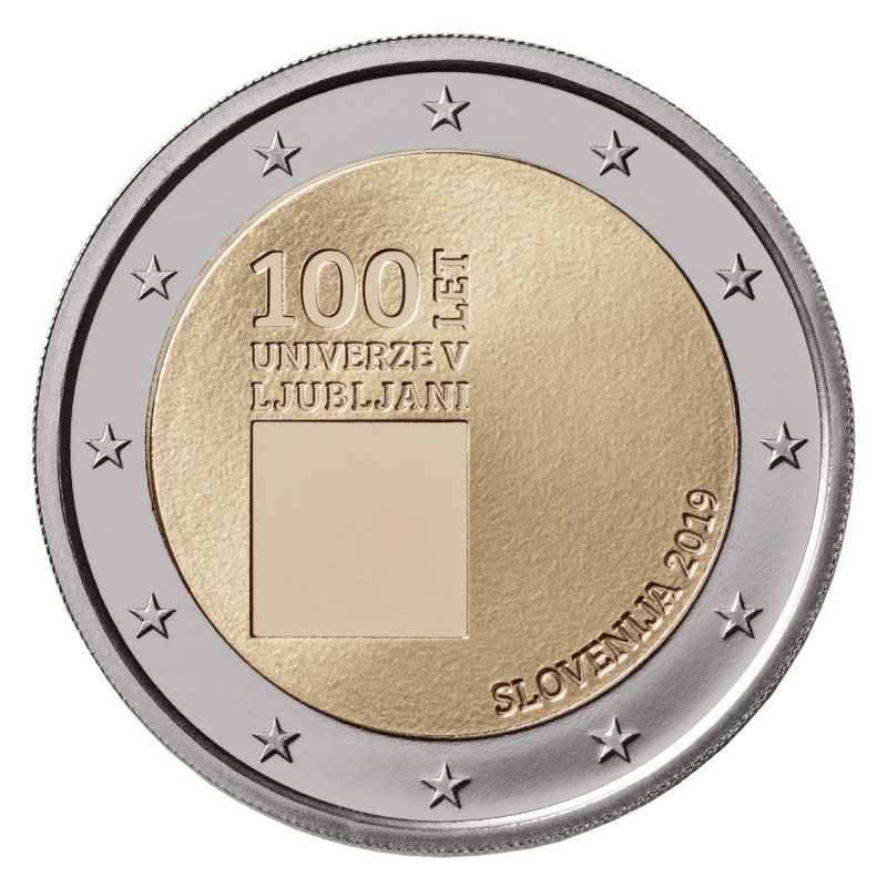 Slovenia 2019 2 euro - 100th anniversary of foundation of University of Ljubljana