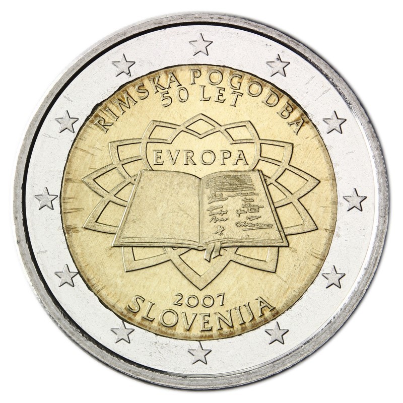 Slovenia 2007 2 euro - Treaty of Rome (ToR)