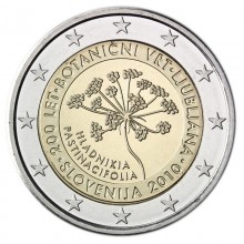 Slovenia 2010 2 euro coin - Botanical Garden in Ljubljana