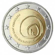 Slovėnija 2013 2 eurų proginė moneta - Postoinos urvai