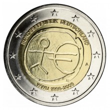 Vokietija 2009 2 eurų proginė moneta - EMU (A - Berlyno kalykla)